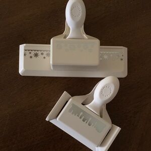 Martha Stewart White and Gray Craft Punch Set